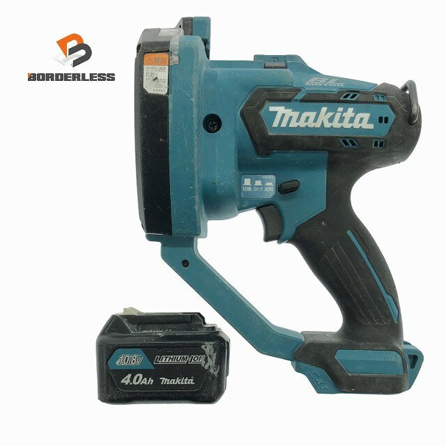 ☆中古品☆makita マキタ 10.8V 充電式全ネジカッター SC103D バッテリ1個(4.0Ah)付 コードレス 全ねじカ..