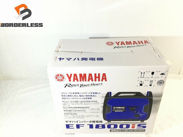 ☆未使用品☆ YAMAHA ヤマハ インバータ発電機 EF1800iS インバーター発電機 7PC1 50/60Hz アウトドア 防災 災害 電源