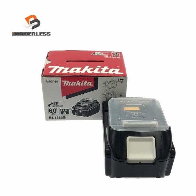 ☆極美品☆makita マキタ 18V 6.0Ah 純正 リチウムイオンバッテリー BL1860B 残量表示付 リチウムイオン電池 蓄電池 充電池124163...