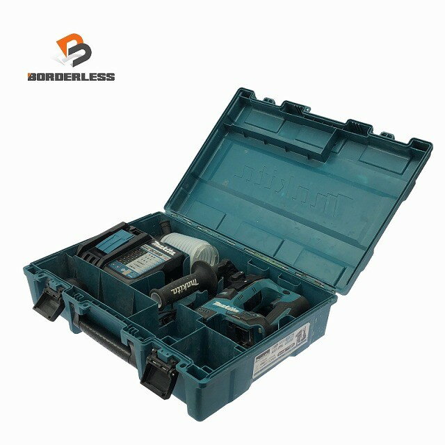 ☆中古品☆makita マキタ 18V 17mm 充電式ハンマドリル HR171D 本体+充電器+ケース付 穴あけ 穿孔 コードレス124428
