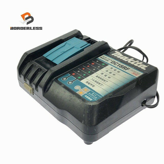 ☆中古品☆makita マキタ 14.4V/18V 純正 急速充電器 DC18RF リチウムイオンバッテリー用 リチウムイオン電池用125372