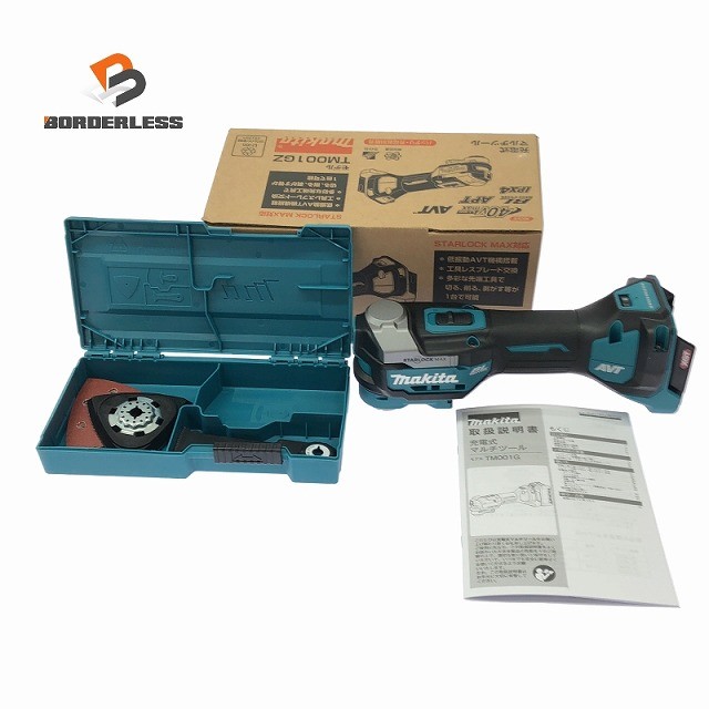 ☆未使用品☆makita マキタ 40Vmax 充電式マルチツール TM001GZ STARLOCK MAX対応 本体のみ スターロックマックス132599