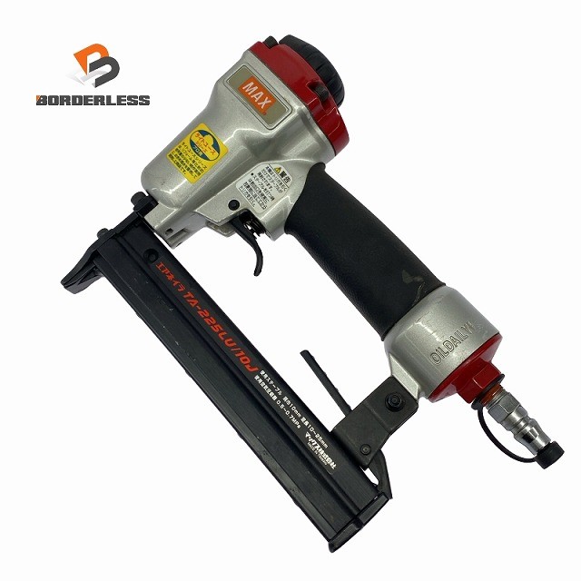 钉箱机 - ☆中古品☆MAX マックス 常圧/一般圧 ステープル用エアタッカー TA-225LU/10J 肩巾10mm 足長10～25mm エアータッカー エア工具125860