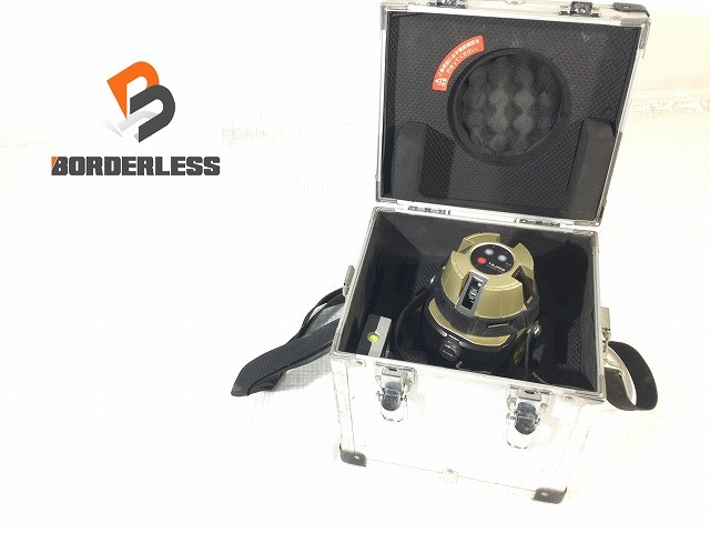 ☆中古品☆ TAJIMA タジマ レーザー墨出し器 GT8ZSi SENSOR TYPE センサータイプ 測定器 光学測定器 受光器 ハードケース付123060
