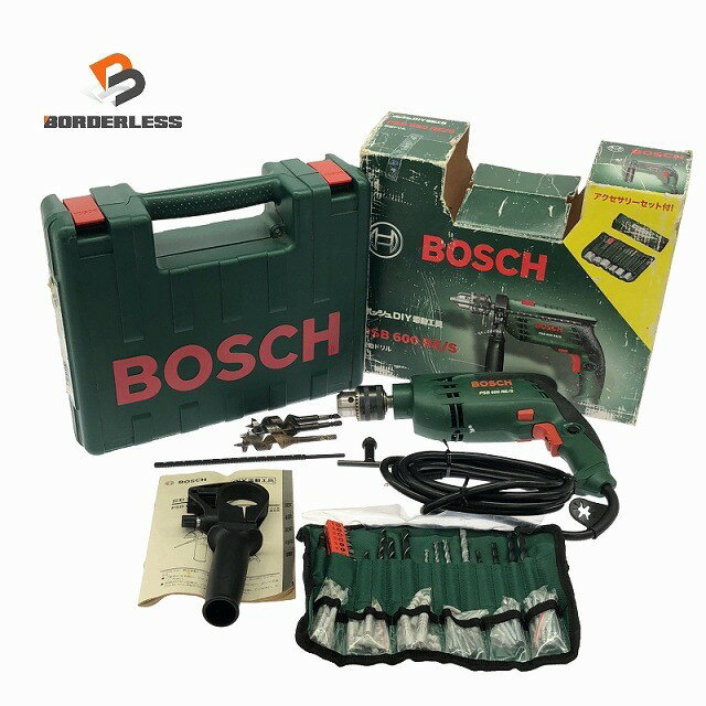 Rakuten - ☆比較的綺麗です☆BOSCH ボッシュ 100V 振動ドリル PSB600RE/S 電気ドリル 穴あけ 電動工具 大工道具 日曜大工 DIY127782