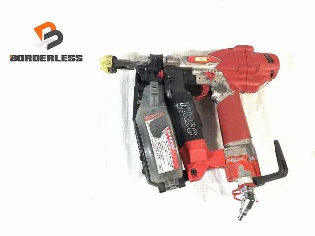 Rakuten - ☆中古品☆MAX マックス 高圧 ターボドライバー HV-R41G2 本体のみ エアーツール ねじ打ち機 ビス打ち機 エア工具128459
