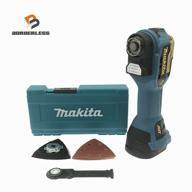 ☆美品 makita マキタ 18V 充電式マルチツール TM52DZPB 本体 スターロックマックス対応 プレミアムブルー LXT20周年記念カラー127846