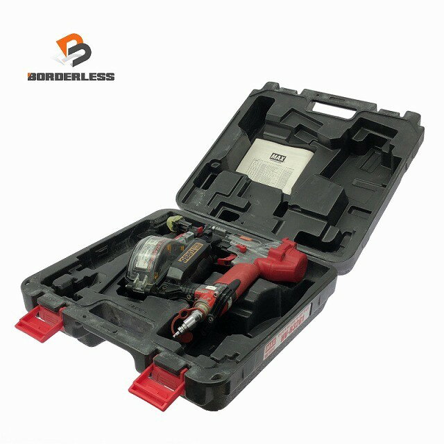 Box Nailing Machines - ☆中古品☆MAX マックス 高圧 41mm ターボドライバ HV-R32G1 本体+ケース エアーツール ねじ打ち機 ビス打ち機 エア工具128460
