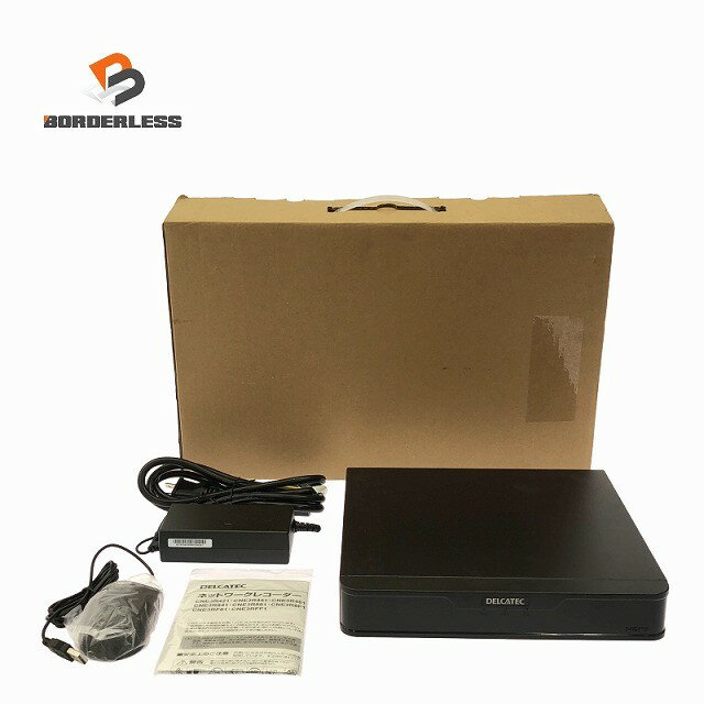 ☆未使用品☆DELCATEC 4ch対応ネットワークレコーダー(2TB) CNE3R421 H.265＋/H.265/H.264コーデック対応 防犯128605