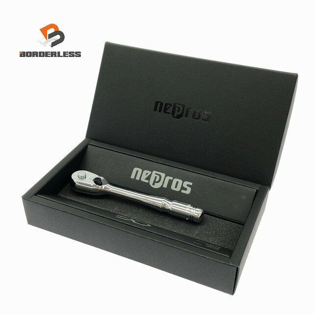 乐天商城 - ☆未使用品☆nepros ネプロス 9.5sq.コンパクトラチェットハンドル NBRC390 90ギア 小型 ソケットハンドル ラチェットレンチ131154