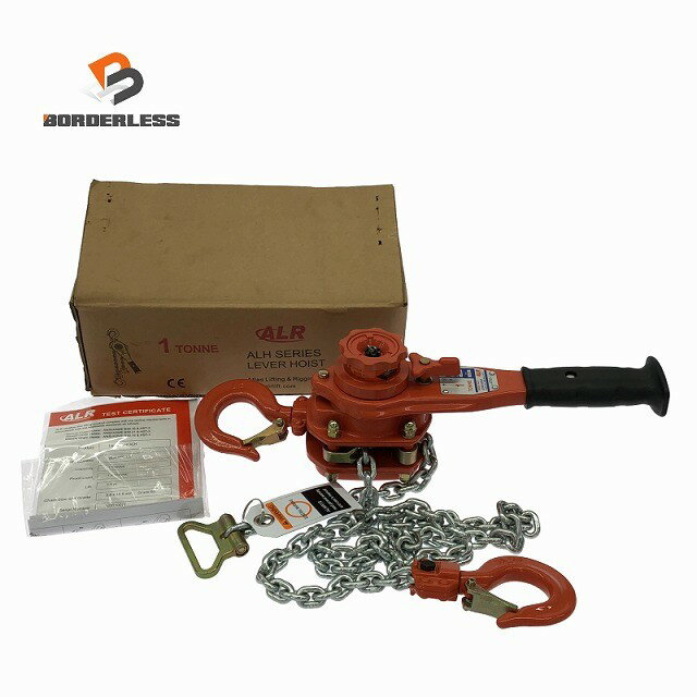 乐天商城 - ☆未使用品☆ALR 1t レバーホイスト ALH-010-1.5 3個 揚程1.5m 荷揚げ 吊り具 荷締め130122