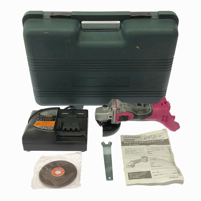 ☆極美品☆ HITACHI 日立工機 14.4V 100mm コードレス ディスクグラインダ G18DSL 本...