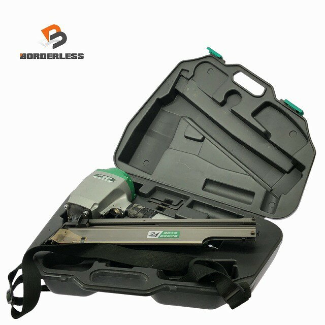 ☆中古品☆MAX マックス 90mm 常圧 スティックネイラ KN-901 ケース付 2×4ネイラー 2×4用 エア釘打機 エア釘打ち機 コイルネイラ129435