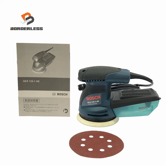 楽天市場】bosch gex125－1ae 吸じんランダムアクションサンダーの通販