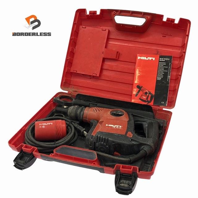 ☆中古品☆HILTI ヒルティ 100V ロータリーハンマードリル TE16-M ケース付 コード式...