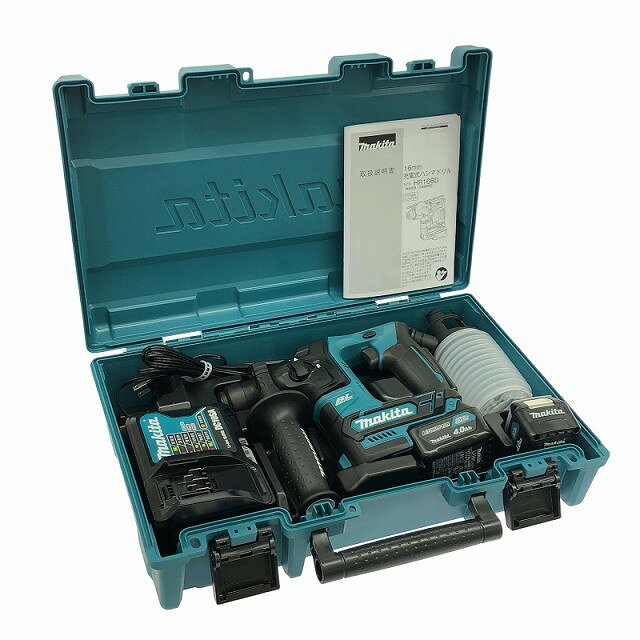 ☆未使用品☆makita マキタ 10.8V 充電式ハンマドリル HR166DSMX バッテリ2個(4.0Ah)...