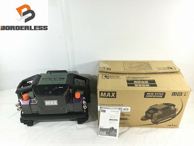 ☆未使用品☆MAX マックス 高圧専門4口 エアコンプレッサー AK-HH1310E 黒/ブラック 45気圧 AIモード Bluetooth搭載