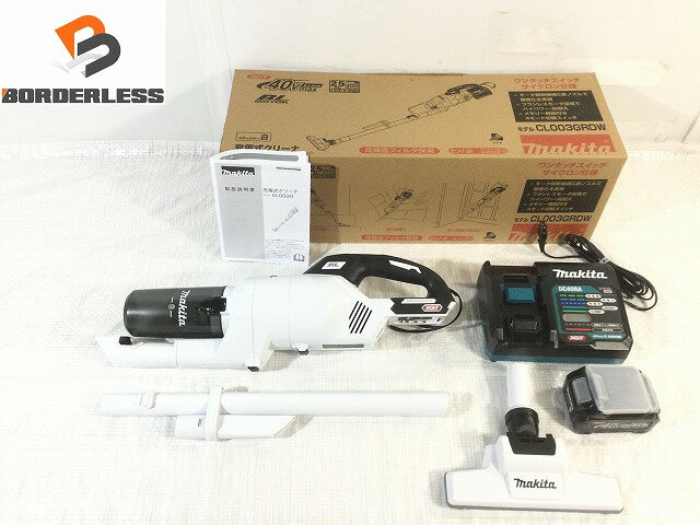 ̤ʡ makita ޥ 40Vmax ż꡼ CL003GRDW /ۥ磻ȥХåƥ꡼(40V 2.5Ah)1+Ŵ(DC40RA)