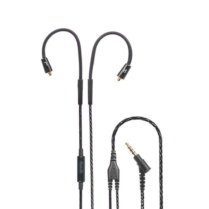 リケーブル MMCX 3.5mm ステレオミニ マイクリモコン付 交換に shure SE215 SE425 SE535などに