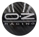 OZレーシング純正 ホイール センターキャップ Botticelli III / SL-3 / Alleggerita-HLT / Superforgita / Ultraleggera HLT / Superturismo-GT / Ultraleggera / Superturismo-WRC 4個セット カーボンブラック 直径62mm 正規輸入品 ハブカバー OZ Racing