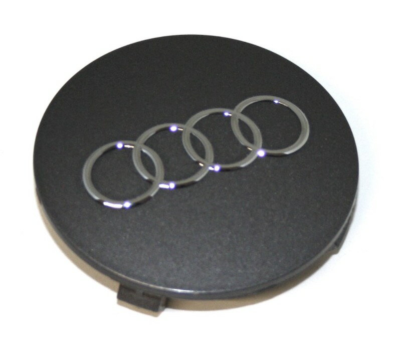 アウディ純正 A1~8 Q5 TTRS ホイール センターキャップ 4個セット グレー 外径62mm 正規ドイツ輸入品 ハブカバー Audi 8T0601170