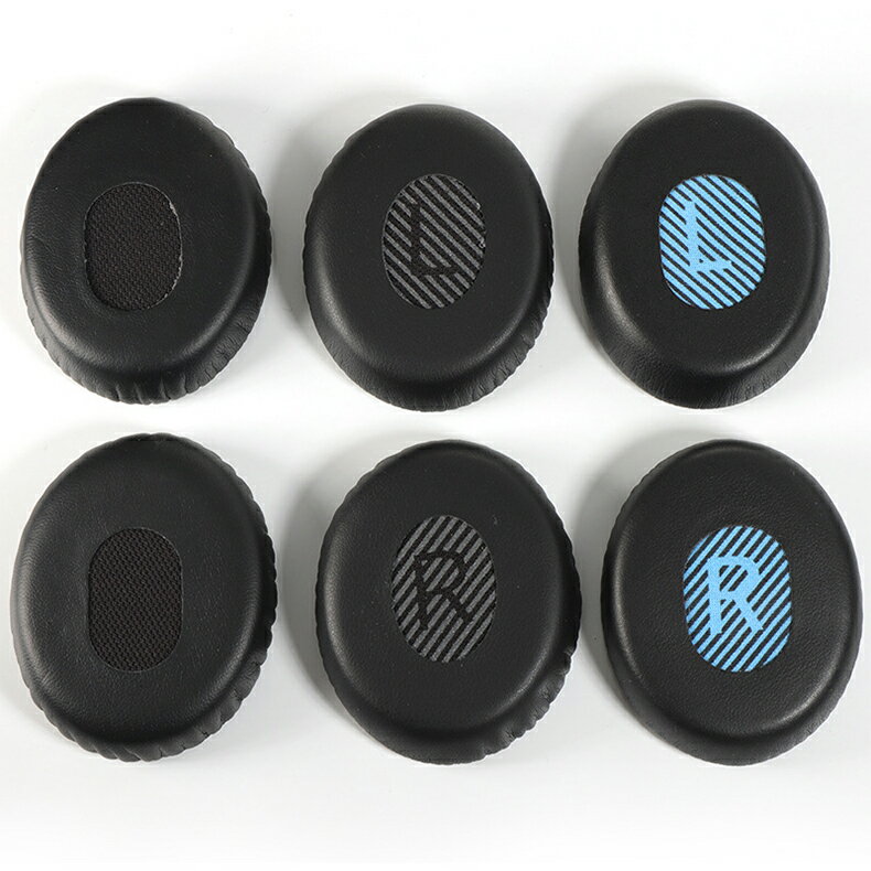 イヤーパッド ヘッドホンカバー 互換性 パッド Bose QC3 ヘッドホンに対応 イヤーパッド ヘッドホン交換用 BOSE QC3 ヘッドホン カバ プロテインレザー 1ペア入 互換品 音漏れ防止 送料無料