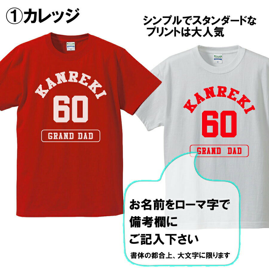 【還暦Tシャツ】還暦祝い/誕生祝/名入れグッズ/還暦プレゼント/男性/女性/お祝い