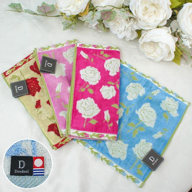 【メール便発送対応】ドレディール フォルテ2 ハンカチタオル今治タオル　ピンク ベージュ ブルー ペー..