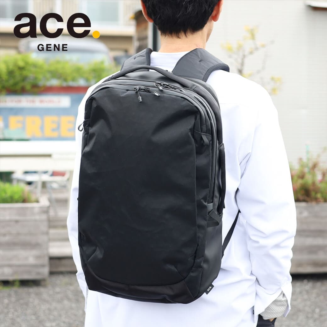 Rakuten - 【5/9 20時〜5/16 9時59分までP10】ace. GENE エース ジーン ラグレンティスX ビジネスリュック メンズ カバン ブラック ONEサイズ