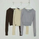 anuke アンヌーク レイヤード モヘア ニット Layered Mohair Knit レディース 重ね着 2025年 春夏 送料無料 62510509