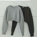 anuke アンヌーク ミックス ショート ニット mix short knit ショート丈 2025年 春夏 送料無料 62510510