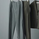 anuke アンヌーク Panel Wide Pants パネルワイドパンツ レディース 春夏 スラックス ボトムス イージーパンツ ポリエステル グレー ブラ...