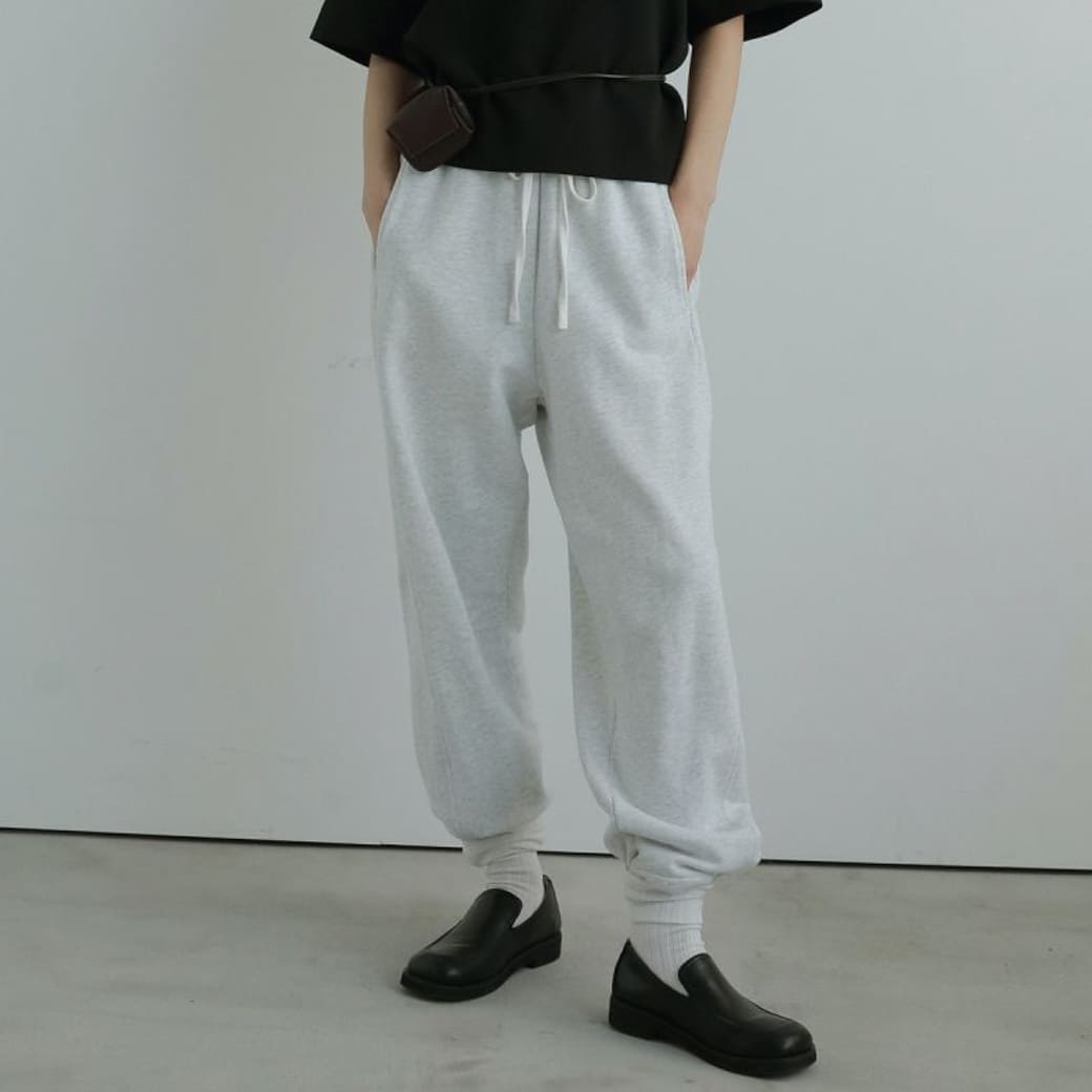 anuke アンヌーク ドローストリング スウェット パンツ レディース コットン グレー ネイビー 36サイズ 38サイズ 2025年 秋冬 ボトムス キレイ カジュアル lifes シンプル 62520726 ゆったり リラックス ライフズ