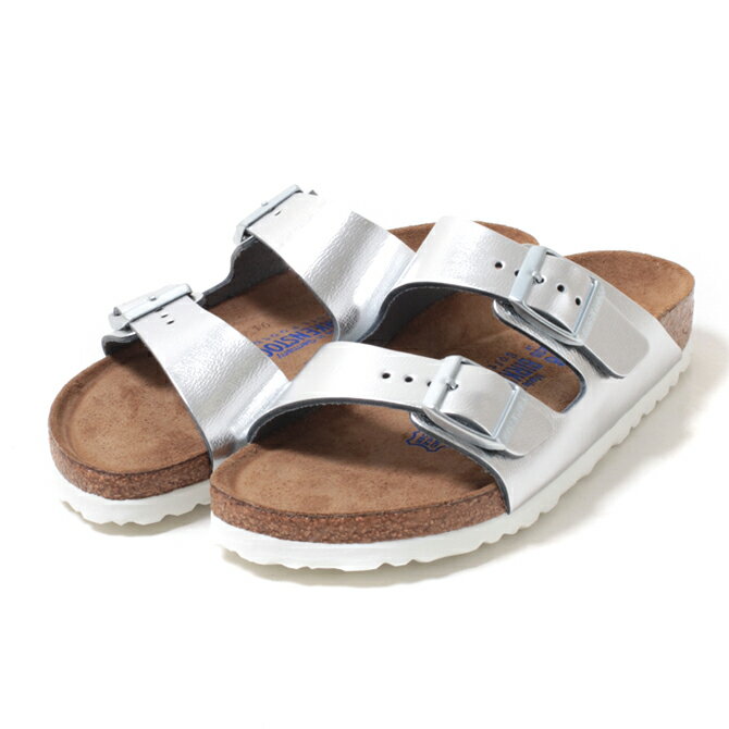 レディース BIRKENSTOCK ビルケンシュトック ARIZONA アリゾナ Liquid Silver シルバー 1000062 サンダル ボーンフリー BORN FREE