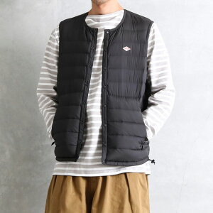 DANTON ダントン ナイロンタフタ インナーダウンベスト NYLON TAFFETA INNER DOWN VEST メンズ