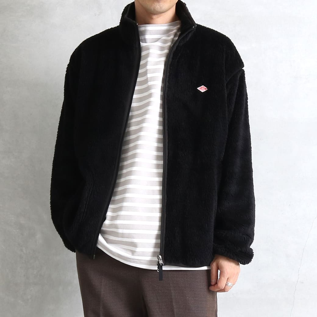 DANTON ダントン ハイパイルフリース ジップ スタンドカラージャケット HIGH PILE ZIP STAND COLLAR JACKET DT-A0038HPF メンズ アウター