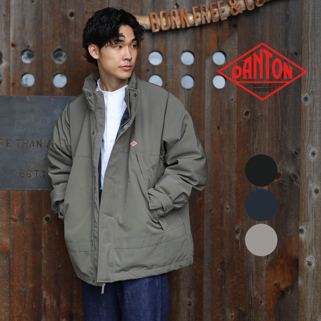 ダントン ダウン メンズ DANTON ダントン ダウン スポーツ ジャケット P/C TUSSAH DOWN SPORTS JACKET DT-A0378LAS ボーンフリー BORN FREE