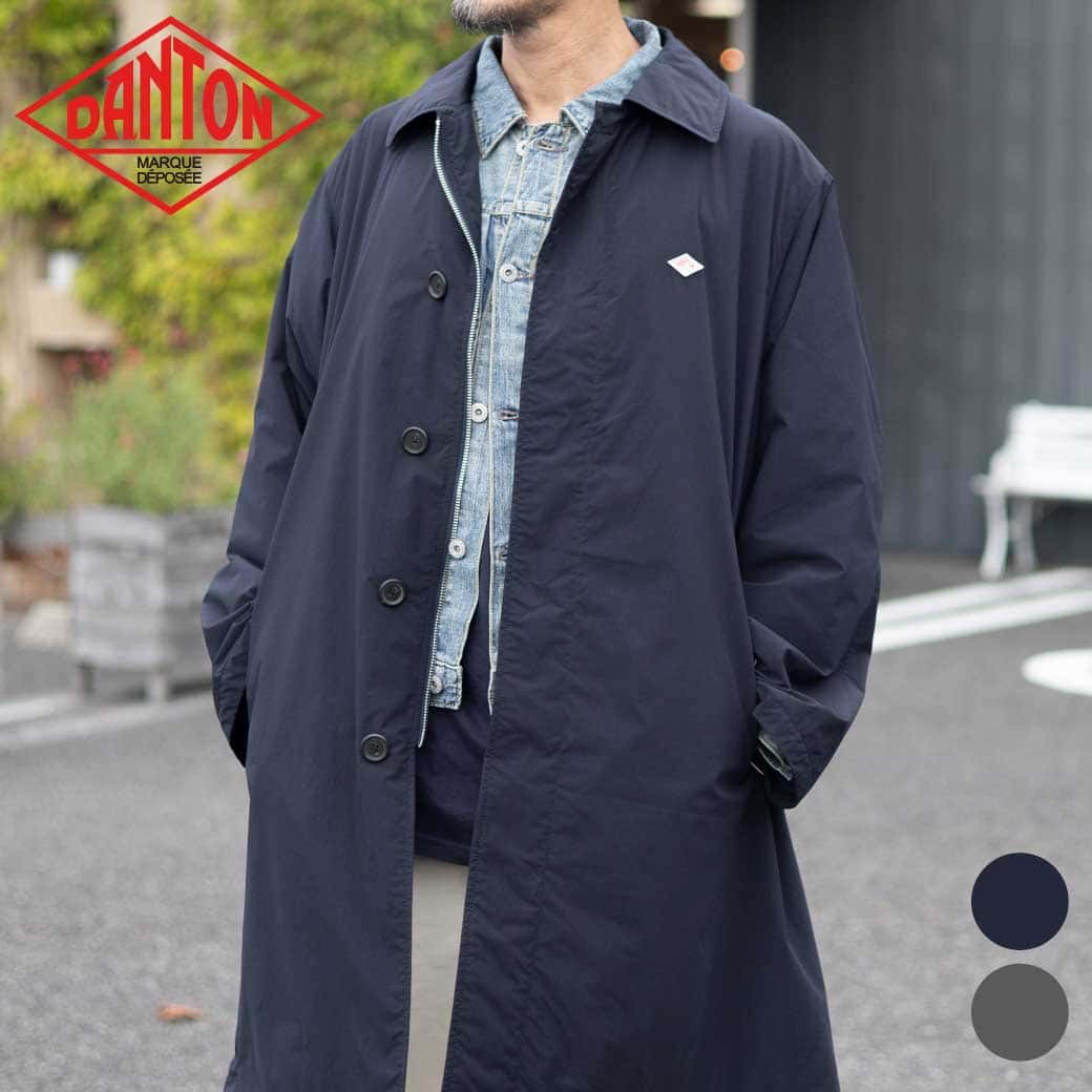 DANTON ダントン インサレーション バルマカーン コート INSULATION BALMACAAN COAT メンズ 秋冬 ポリエステル ナイロン NAV...