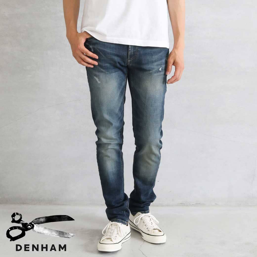 【11/27 9:59までP10倍】DENHAM BOLT HFMR デンハム ボルト メンズ コットン BLUE 28 29 30 31 32