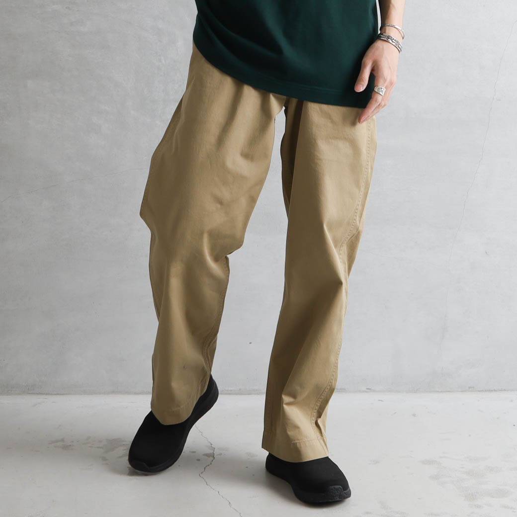 EDWIN エドウィン KHAKIS ワイドストレートチノパンツ KHAKIS WIDE STRAIGHT CHINO ボーンフリー BORN FREE