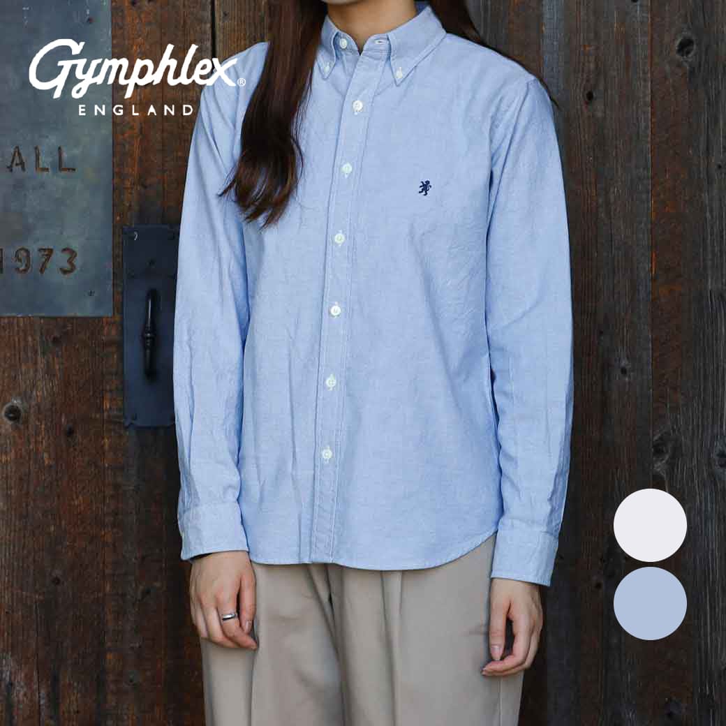 Gymphlex WtbNX IbNXtH[h  {^_EVc OXFORD B.D. SHIRT L/S GY-B0197SOX {[t[ BORN FREE