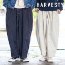 ハーベスティ HARVESTY ペンシル ストライプ サーカスパンツ PENCIL STRIPE CIRCUS PANTS レディース 春夏 綿100% ネイビ...