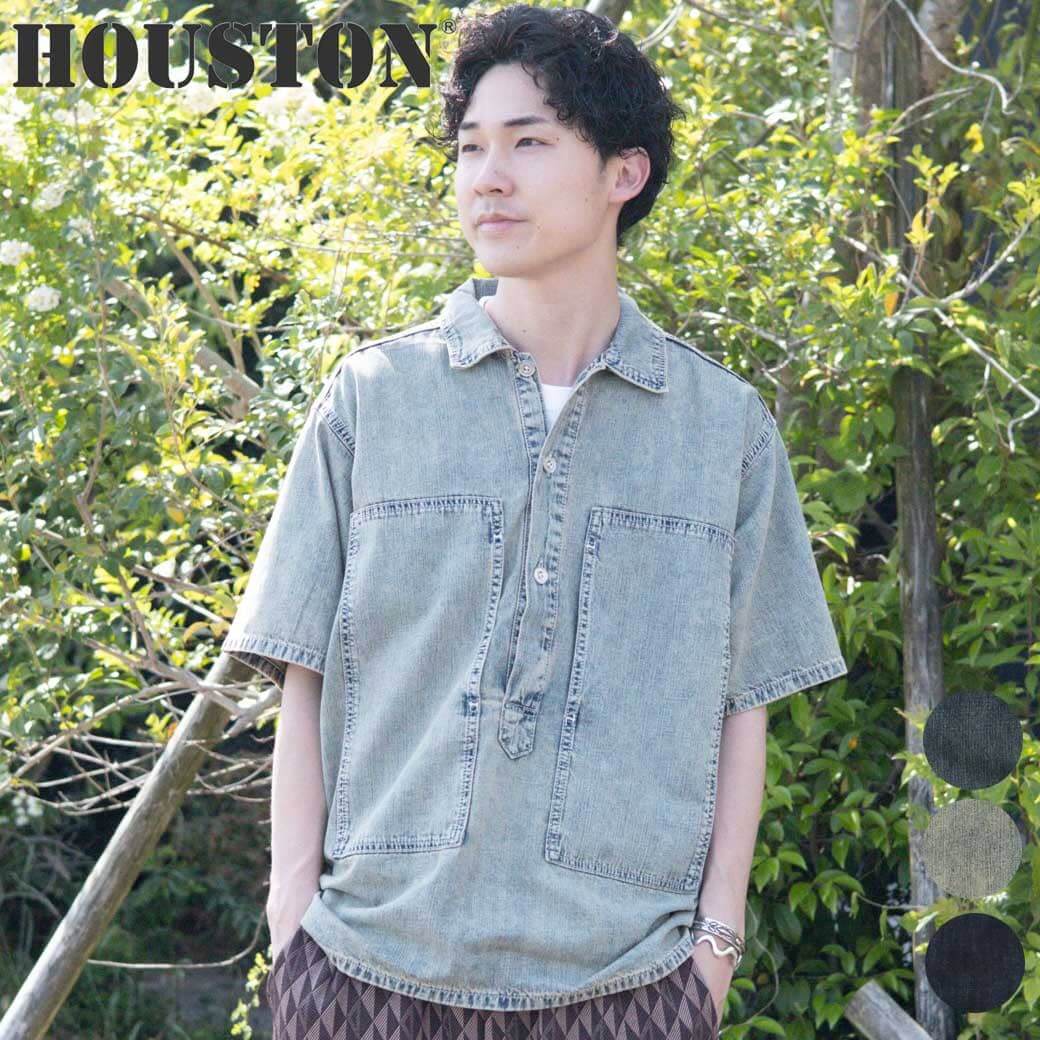 楽天市場】デニム シャツ プルオーバー（サイズ（S/M/L）L）（メンズ