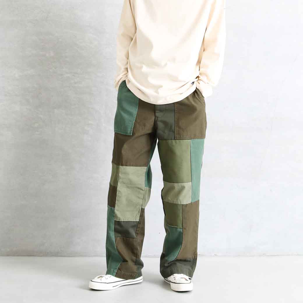ジョンブル Johnbull パッチワークチノトラウザーPatchwork Cino Trouser X1008 メンズ トラウザーパンツ ボトムス 送料無料 ボーンフリー BORN FREEのサムネイル