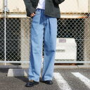 リーバイス ボトムス レディース リーバイス Levi's FOLDED PLEATED BAGGY レディース ボトムス デニム パンツ ストレート A4675 送料無料