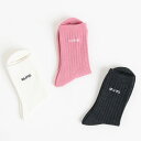 MILKFED. ~NtFh x[VbN S \bNX BASIC LOGO SOCKS MILKFED. 103233054007 {[t[ BORN FREE