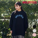 MILKFED. ミルクフェド LOGO BIG SWEAT TOP ロゴ ビッグ スウェット トップ レディース ビッグシルエット 2024年 秋冬 送料無料 103244012003
