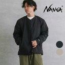 NANGA NO COLLAR SOFT DOWN CARDIGAN メンズ NANGA ノーカラー ソフトダウン カーディガン アウター 送料無料 アウトドア 商品番号：N0000-CD ｜ディテール ｜着用イメージ 【モデル着用感】 とても軽くて、生地も柔らかく、羽織っていないような感覚になりました。 リブの部分も柔らかく、肌触りがいいので、とても着心地の良いブルゾンでした。 ｜カラー SPEC サイズ 肩幅 袖丈 着丈 身幅 M 52637361 L 5464.57563 XL 56667765 素材 【表生地】ナイロン（ワッシャー加工） 【ダウン】リサイクルダウン（20g） 【裏生地】10dn リサイクルナイロン 生産国 中国 商品詳細 NANGAより、春のアウターとして着用できるすっきりとしたノーカラーデザインのダウンカーディガンの登場です。 表地は凹凸感のあるワッシャー加工を施した撥水ナイロンで軽快な印象になっており、さらにワッシャー加工施したことで、通常のナイロンと比べてナチュラルで柔らかな風合いに。 襟、袖口の内側にはスムースジャージを使用しているため、肌触りとフィット感も向上し、フロントはスナップボタンで簡単に着脱できる仕様に。 裾はドローコードを設置しているので、冷気の侵入を防ぎ、腰部分のパケットにはファスナーポケットを施しているので、入れたものが落ちない所も嬉しいポイントです。 羽毛量を調整しているので、冬はコートのインナー・春、秋はアウターとして着用いただけるので、長い期間で着て頂けます。 カラー展開 ■BLK(ブラック) ■BEG(ベージュ) 在庫について ※こちらの商品は店頭でも販売させて頂いております。常に在庫状況を確認させて頂くようにしておりますが、ご注文を頂きました場合でも、品切れとなってしまう場合がございます。 恐れ入りますが、ご注文内容確認メールの配信後再度在庫のご確認メールをお送りさせて頂いておりますので、ご了承のほどよろしくお願い致します。 注意点 採寸はスタッフの手作業により行っております。若干の誤差がある場合がございますので、予めご了承ください。 商品のカラーは、モニターの性質上、実際の色と異なって見える場合があります。予めご了承ください。 過度な摩擦は、部分的に色落ちや色移りの原因となる場合がございます。 直射日光、蛍光灯の長期照射は色褪せの原因となる場合がございます。 その他のNANGA(ナンガ)のアイテムはコチラ その他のメンズのカーディガンはコチラ その他のメンズのアイテムはコチラ