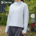 ORCIVAL BOTTLE NECK L/S P.O. オーシバル ボトルネックロングスリーブプルオーバー レディース トップス モックネック 長袖 シンプル カジュアル ボーダー 無地 送料無料