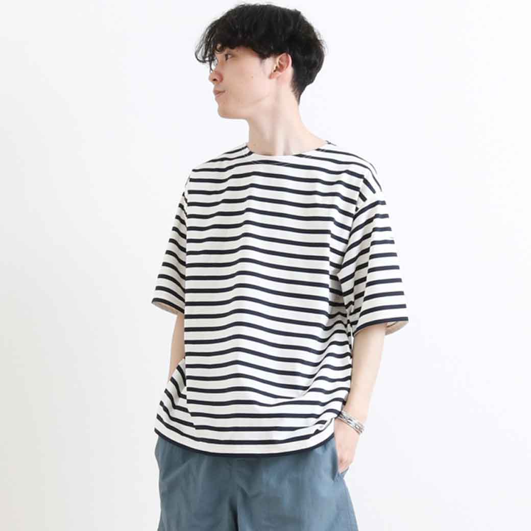 ORCIVAL オーシバル ボートネック ショートスリーブ SUVIN OPENEND JERSEY BOAT NECK SHORT SLEEVE OR-C0084SOE BORN FREE ボーンフリー 2024 春夏 トップス 半袖 Tシャツ メンズ